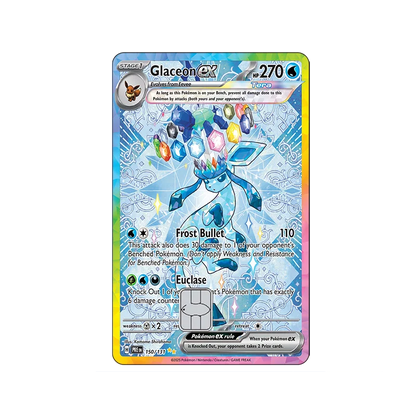 Sv8a PTCG Eevee Credit Card Skin Stickers Eeveelution Series Sticker for VISA Credit Card Debit Beautify Decoration No Residue