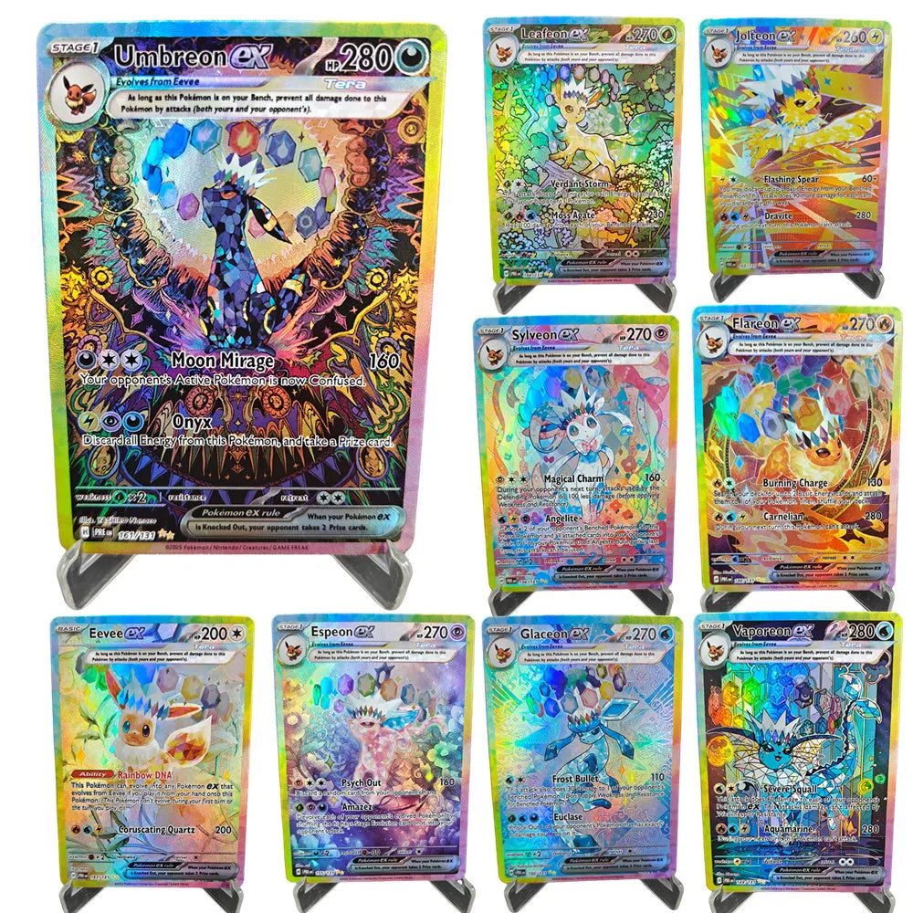 PTCG Foil Proxy English Gengari Rayquaza Vmax Giratian Lugia V Mew Latias Latios EX Collectibles Trading Card Game