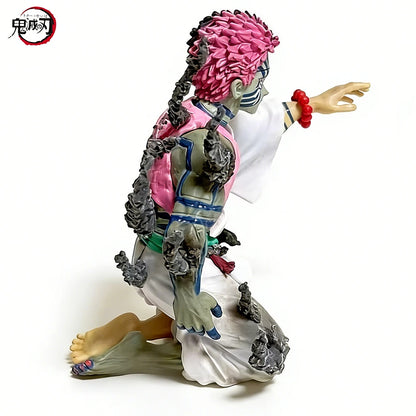 14cm Anime Demon Slayer Akaza Hakuji  Figure Model Doll Action Figurine Pvc Decoration Peripheral Desktop Ornament Toy