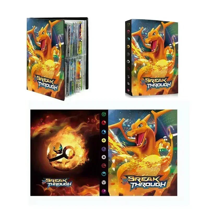 240Pcs Album Pokemon Charizard Cards Album Book Cartoon Anime Pikachu Game Card GX EX Holder Collection Folder Kid Cool Toy Gift
