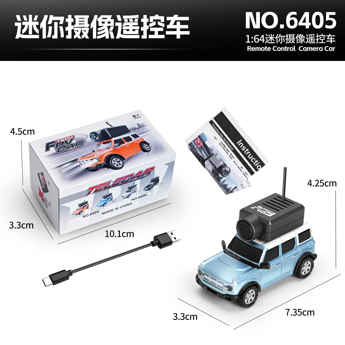 WLtoys 6405 6406-C Remote Control Camera Car With FPV View 720P Video APP Control VR Function 2.4G WiFi RC Drift Car 1:64 Scale