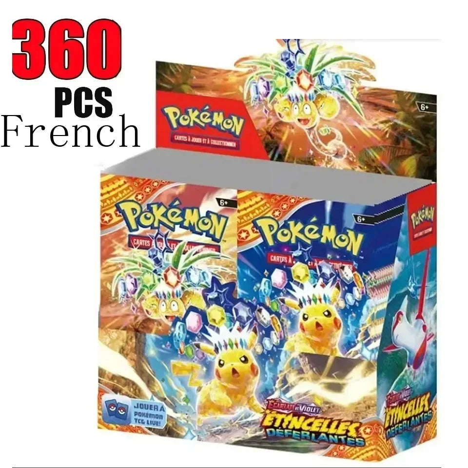 360P French Pokémon TCG: Ecarlet & Violet Etsncelles Astral Radiance Obsidian Flames Booster Box Pokemoned Card Game 36 Pack Box
