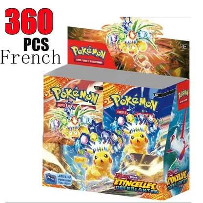 360P French Pokémon TCG: Ecarlet & Violet Etsncelles Astral Radiance Obsidian Flames Booster Box Pokemoned Card Game 36 Pack Box