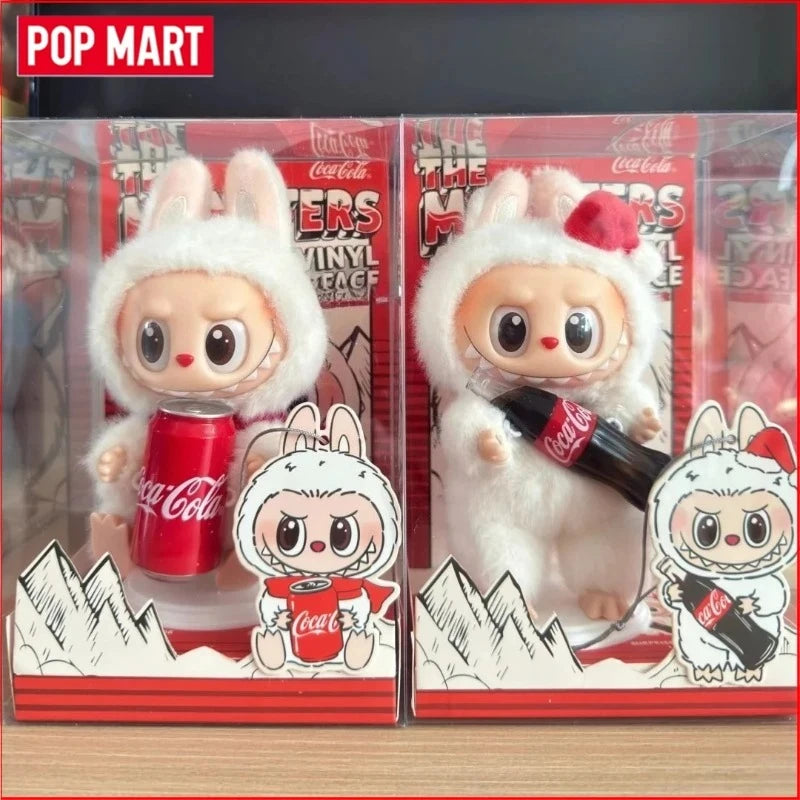 POP MART LABUBU  THE MONSTERS × Sanrio Characters Macaron  Front High Energy Have A Seat Cola Series Vinyl Plush Blind Box