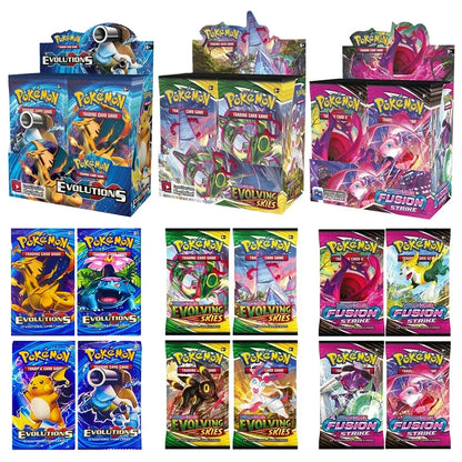 New 36/40Pcs Box Pokemon Card Scarlet & Violet Prismatic Evolutions English Booster Battle Carte Trading Collection Cards Gifts