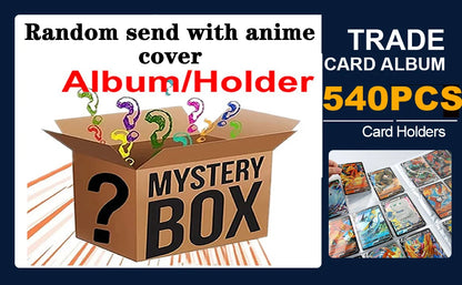 9 Pocket Anime Cover Cards Album Collection Holder Binder Folder Fit For Pokmon YuGiOh TCG Game Sports Football 540 Card Storage