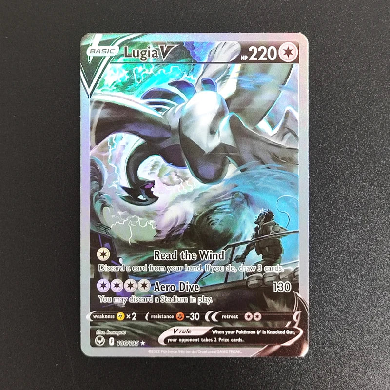 PTCG Foil Proxy English Gengari Rayquaza Vmax Giratian Lugia V Mew Latias Latios EX Collectibles Trading Card Game