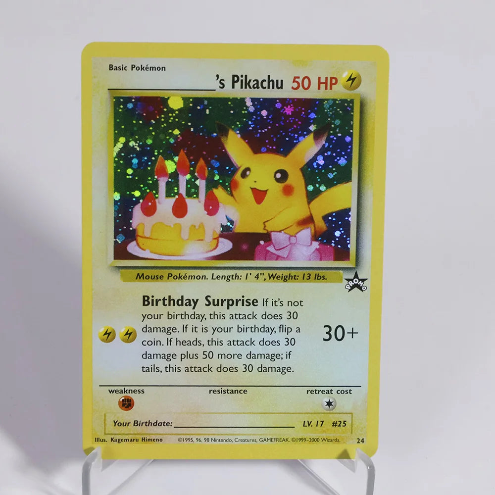 PKM Foil Cards Proxy Cards Latios&Pikachu Mew Greninja Holographic Game Trading Collection PTCG Proxy Toys Gifts