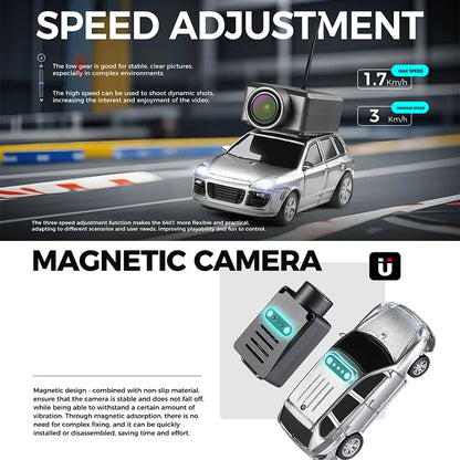 WLtoys 6401 1/64 Mini RC Car With Wifi APP Control,720P FPV Camera,Full Scale Built In Gyroscope VR Videography Toys for Kids