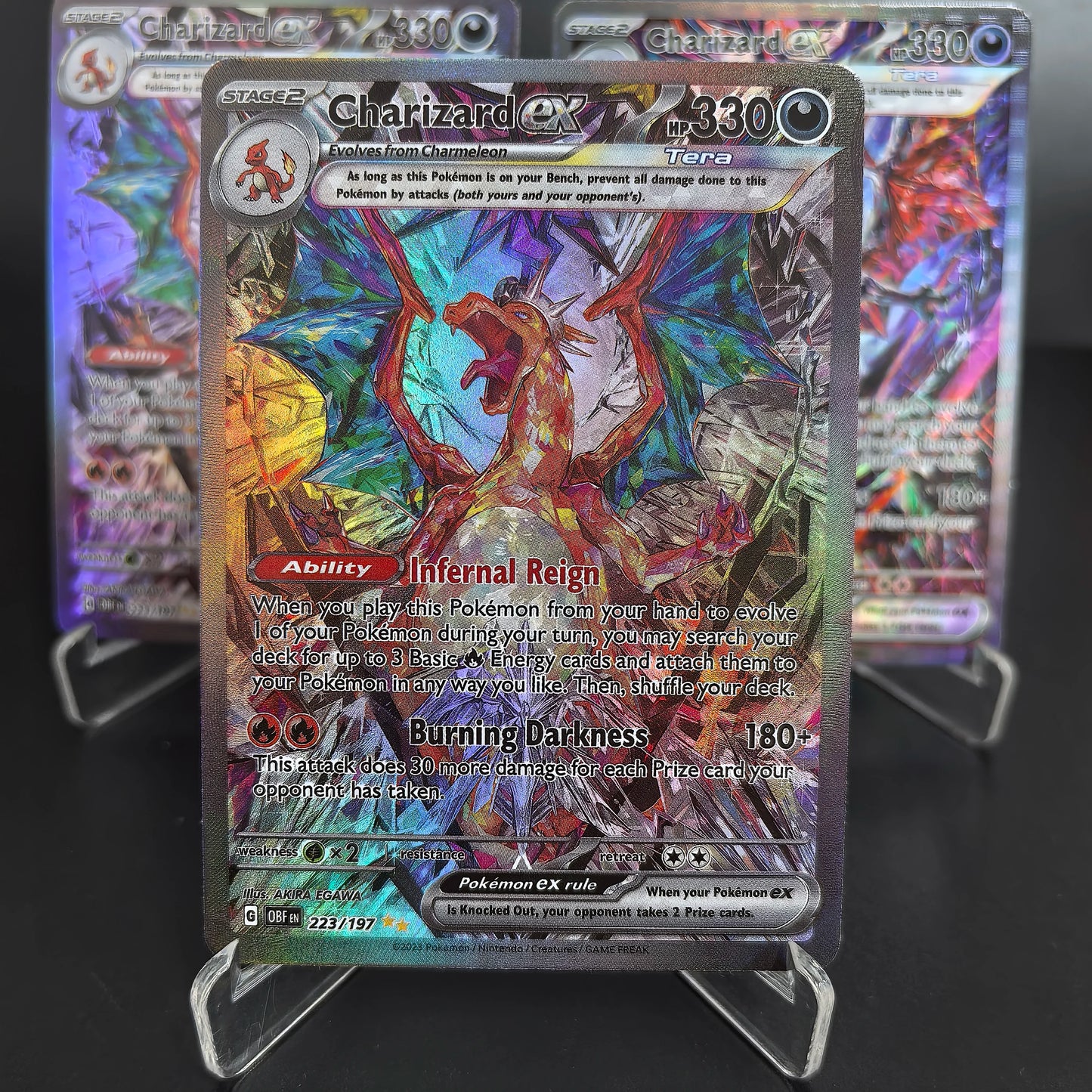 DIY PTCG Pokemon Collection Cards Charizard Rayquaza Lugia Giratina V  Self Made Cards Classic Game Anime Cards Gift Toys