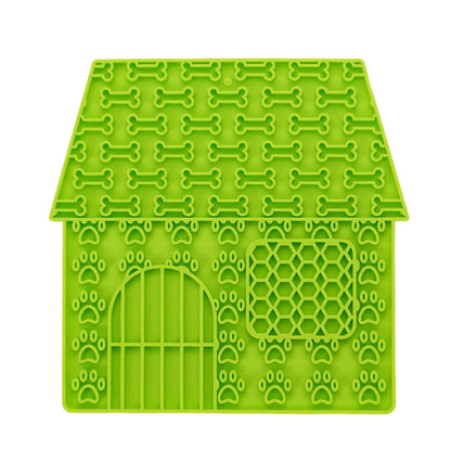 Pet Supplies Dog Licking Mat Silicone Cat Slow Food Tableware Bowl Suction Cup Anti Choking ,Anti Overturning Healthy Meal Mat