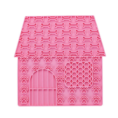 Pet Supplies Dog Licking Mat Silicone Cat Slow Food Tableware Bowl Suction Cup Anti Choking ,Anti Overturning Healthy Meal Mat