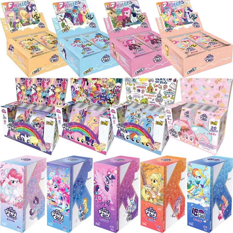 KAYOU Genuine My Little Pony Card Cute Funny Party Friendship Eternal Cards SGR Princess Anime Game Collectible Cards Toys Gifts