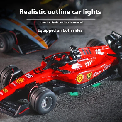 2025 New RC car August  Product 1:64 Mini Alloy Car Model, Adjustable Lighting Formula Racing, Children's Remote Control Car