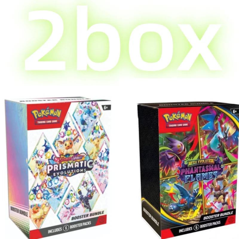 Pokémon PTCG English Version ME02 Trainer Box Collected Trading Cards PKM Card Phantasmal Flames Birthday Collect Gifts Toys