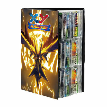 9 Pocket Anime Cover Cards Album Collection Holder Binder Folder Fit For Pokmon YuGiOh TCG Game Sports Football 540 Card Storage