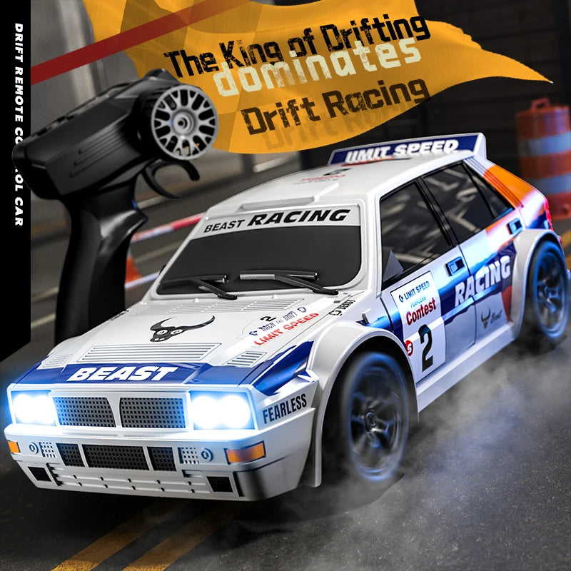 JCMO SG204 PRO Raceway Drifting RC Car 4WD 1:24 Scale High Speed 20KM/H 2.4G RC Racing Toy Car with LED Light For Children Gift
