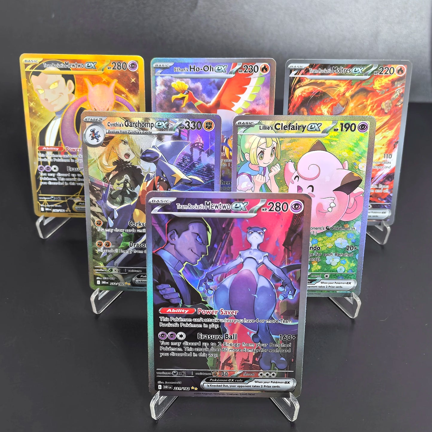 DIY PTCG Pokemon Collection Cards Charizard Rayquaza Lugia Giratina V  Self Made Cards Classic Game Anime Cards Gift Toys