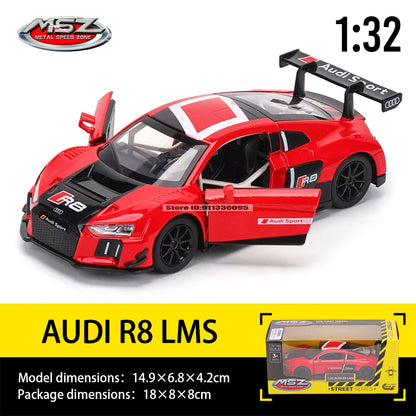 MSZ 1:32 Porsche 911 GT3 RS Audi, BMW, Nissan car mold die-casting decoration series toy tools gift Alloy manufacturing