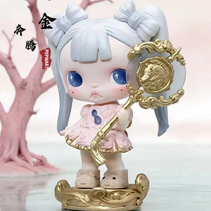 POP MART The Golden Gallop Series Mystery Box Genuine Blind Box Guess Toys Bag Ornament Figurines Home Decor Desktop Dolls Model