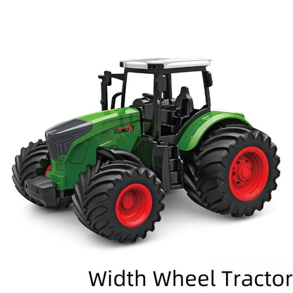 Large Scale Tractor toys DIY Farmer Car Playset Toy Transport Trailer Engineering  Birthday Gifts