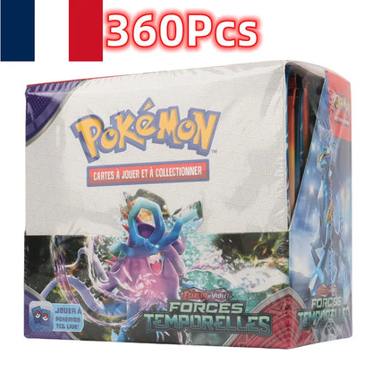 360Pcs French Pokémon card Scarlet Violet 151 classics Expansion Obsidian Flames Surging Sparks Darkness Ablaze Booster Box
