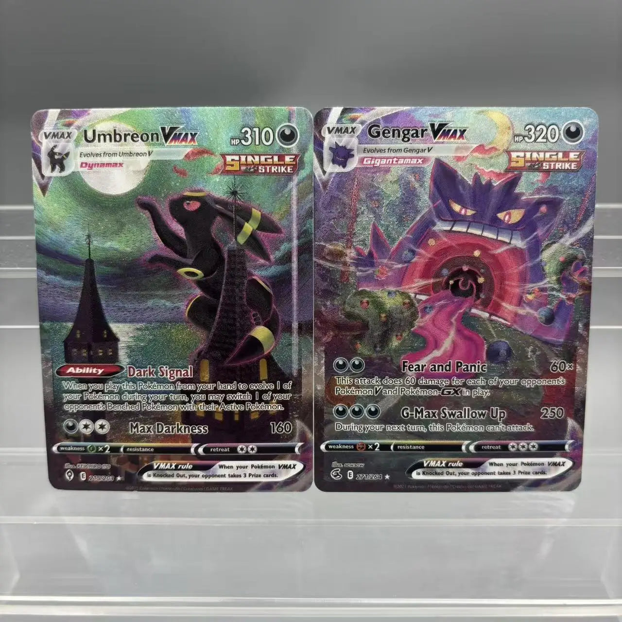DIY PTCG Collection Umbreon Victini Zekrom Reshiram Gengar DIY Self Made Single Card Classic Game Anime Card Gift Toy
