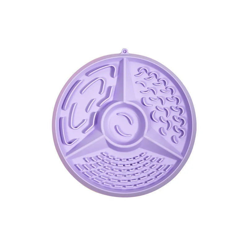 Pet Supplies Dog Licking Mat Silicone Cat Slow Food Tableware Bowl Suction Cup Anti Choking ,Anti Overturning Healthy Meal Mat