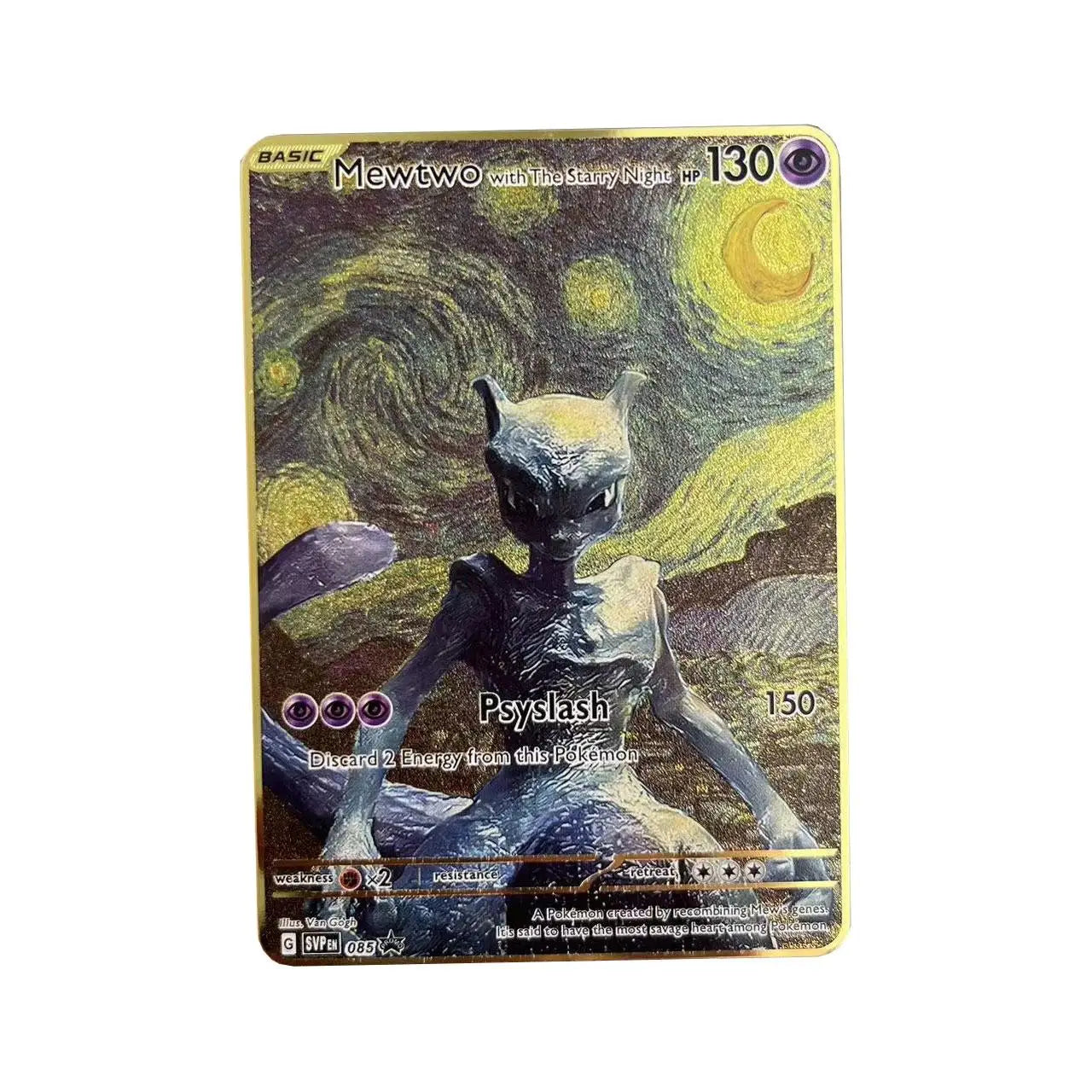 2025 NEW Pokemon Metal Card 10000 Points Arceus Charizard Super Card Golden English Mewtwo Vmax GX EX Anime Collection Cards Gif