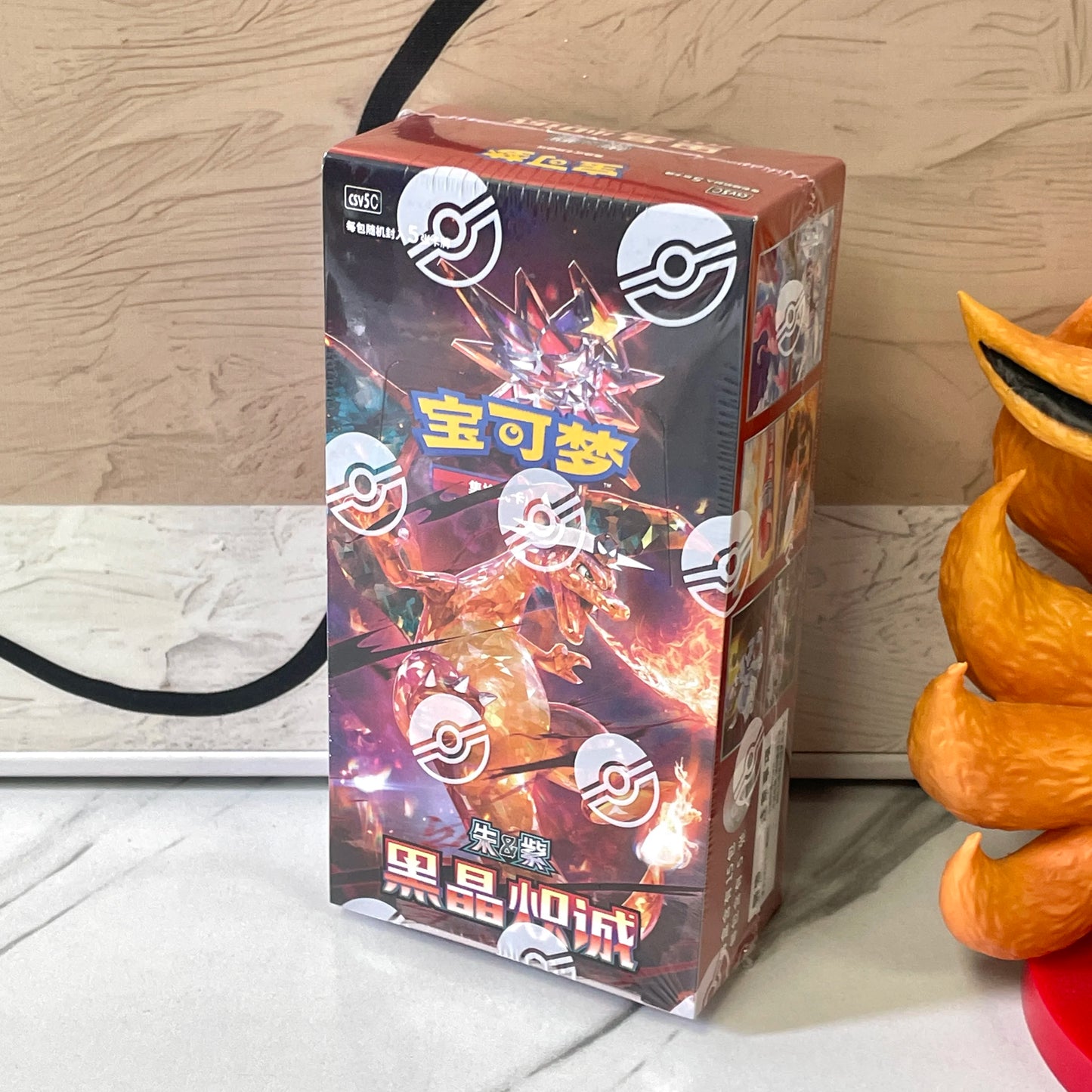 New Original Pokemon Card Scarlet & Violet 14.0 Charizard Ganger Trading PTCG Card Collected Chinese Version Card Collection Toy