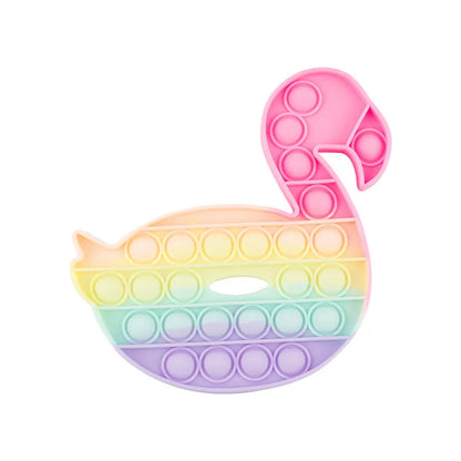 Sensory Toys Rainbow Dinosaur Fidget Toys Children Push Its Kawaii Autism Needs Squishy Stress Reliever Toys Aнтистресс