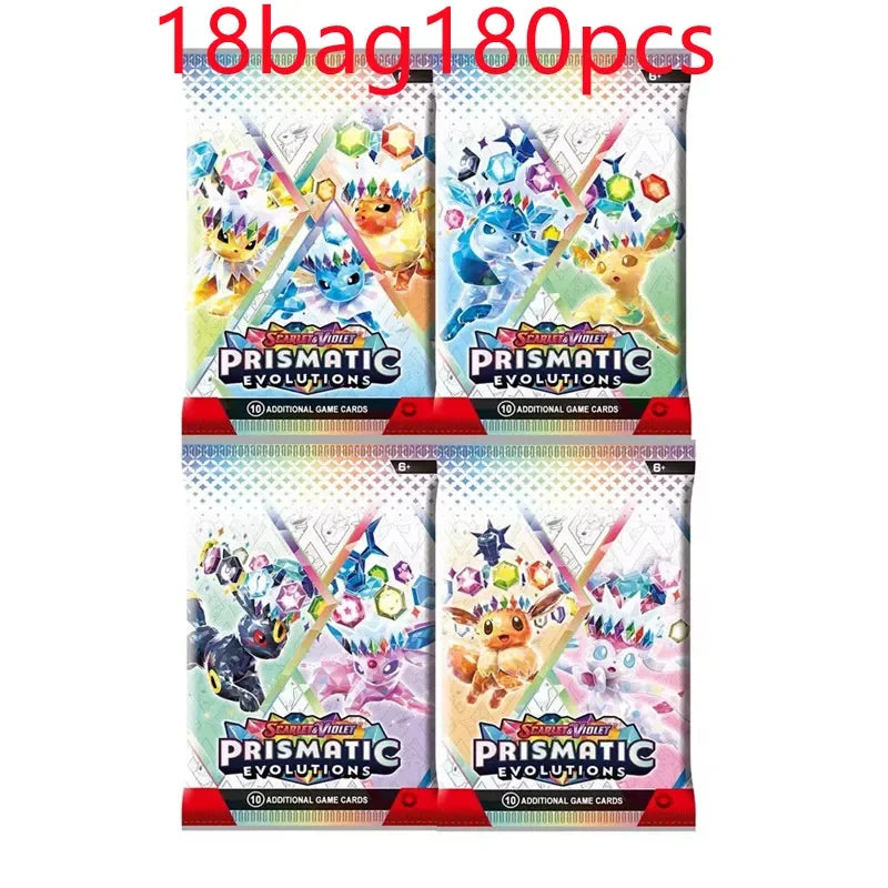 *Prismatic Evolutions 360Pcs Pokemon Card Journey Together Stellar Crown 151 Ultra Prism English Booster Battle Transaction *///