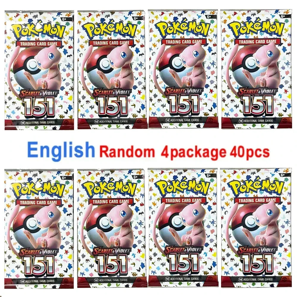 New 36/40Pcs Box Pokemon Card Scarlet & Violet Prismatic Evolutions English Booster Battle Carte Trading Collection Cards Gifts