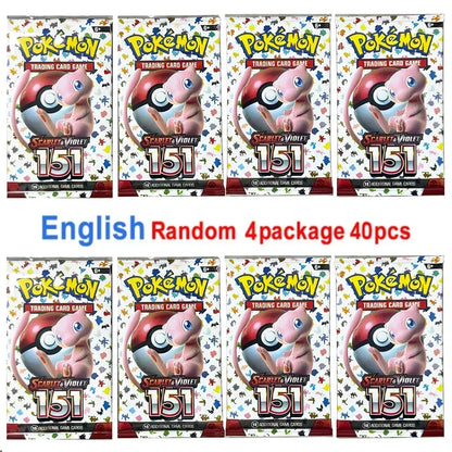 New 36/40Pcs Box Pokemon Card Scarlet & Violet Prismatic Evolutions English Booster Battle Carte Trading Collection Cards Gifts
