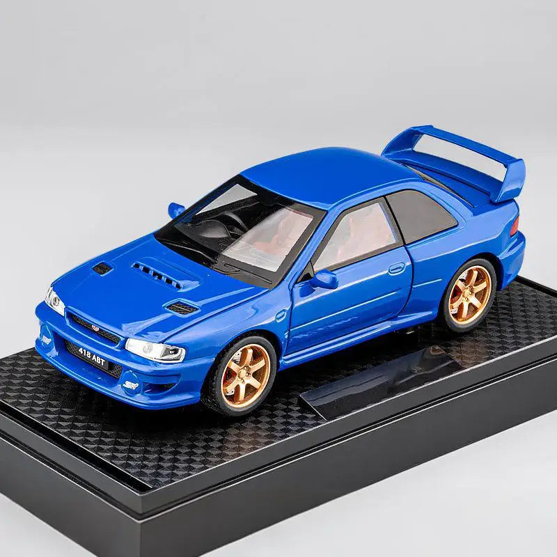 JDM 1/32 Subaru Impreza WRX STI Supercar Diecast Model Alloy Metal Car Classic Love Collection Hobby Birthday Gifts With Friend
